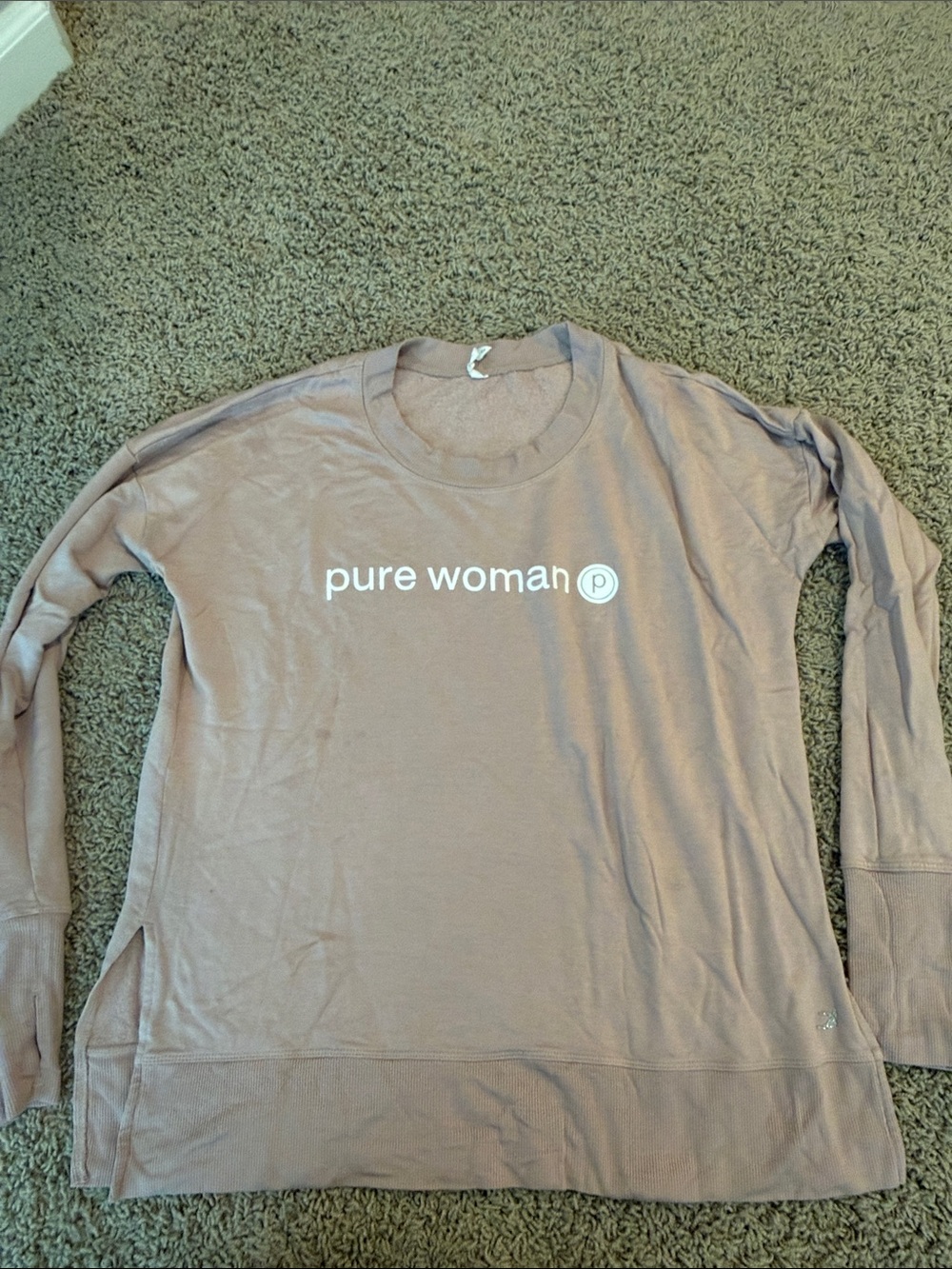Glyder Pure Woman Long Sleeve Tee in Dusty Mauve